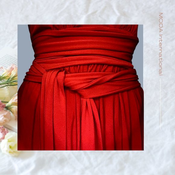 VTG/ NWT! VS- MODA International- Multi-Way, Infinity Dress - Picture 6 of 7